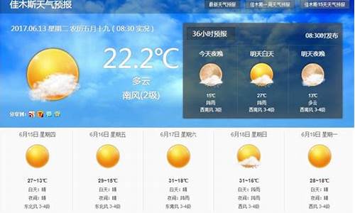 佳木斯地区天气预报7天_佳木斯天气预报7天一周查询